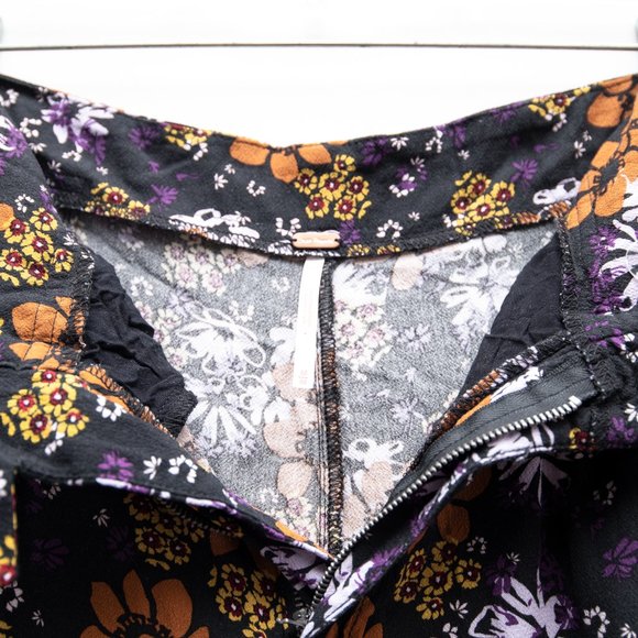 Free People Floral Flare High Waisted Pants - Picture 6 of 6